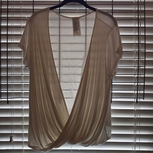 Free People cross over shirt